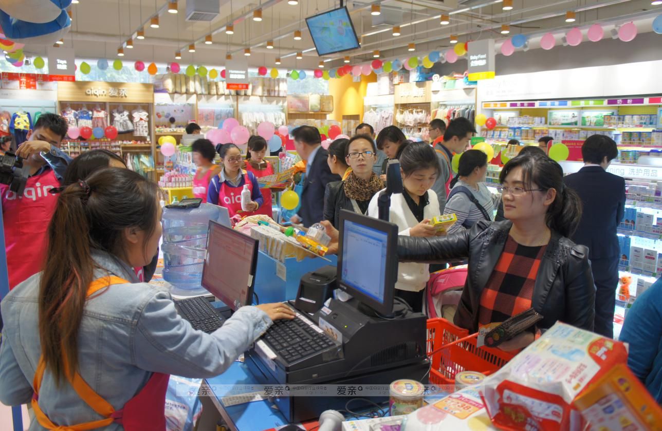 图5:爱亲母婴海淀专卖店开业当天人气飙升