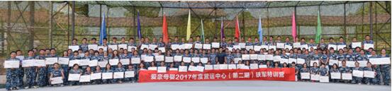 爱亲母婴营运中心第二期铁军特训营大合影